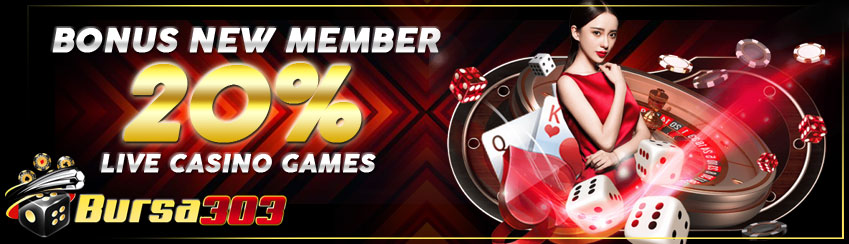 WELCOME BONUS NEW MEMBER 20% (LIVE CASINO)